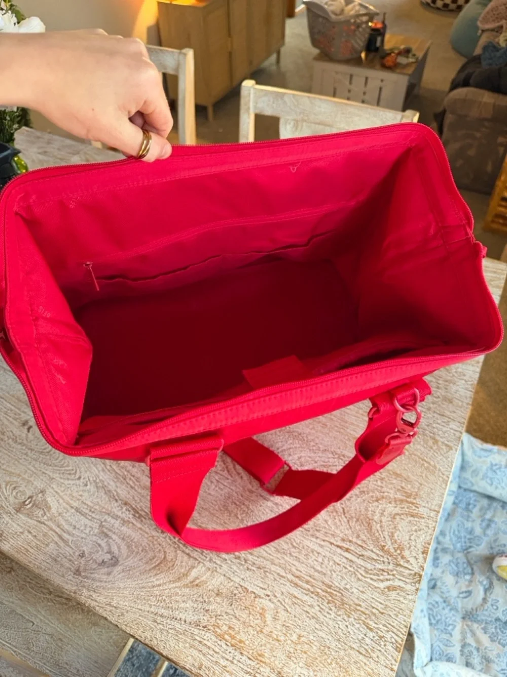 BEIS X Lonely Ghost The Text Me Mini Weekender NWT - Picture 3 of 14